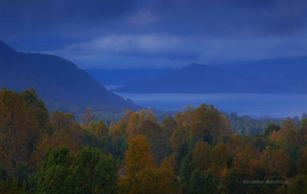 Vista del Lago Calafquén desde Monte Aliwen
